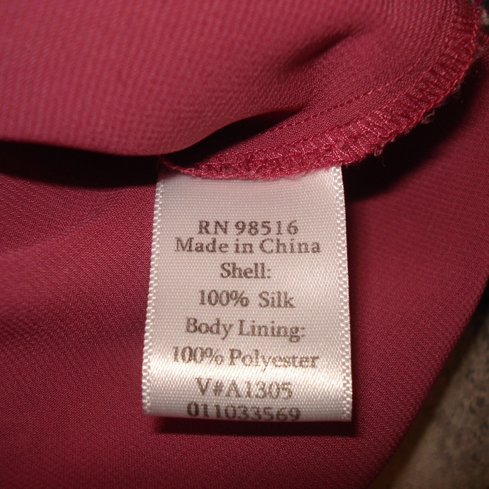 Coldwater Creek Layered 3/4 Sleeve Blouse Size M - Picture 4 of 8